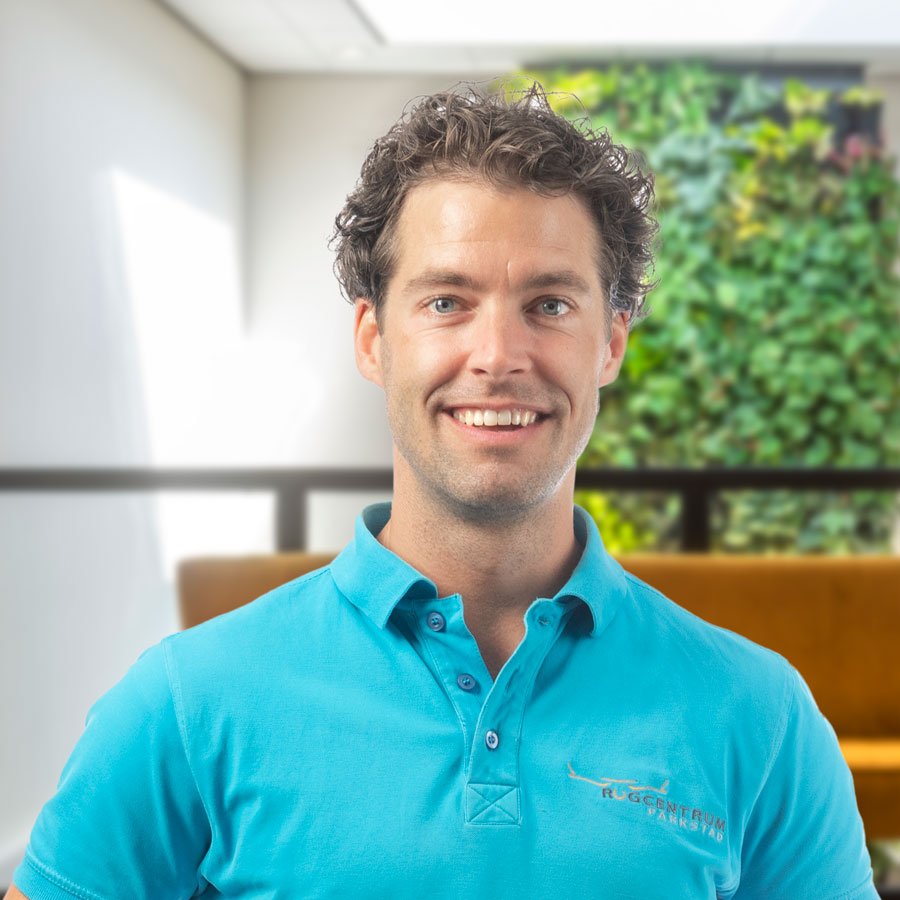 Portret van Marc Lucassen, chiropractor bij Beweegkliniek Sittard