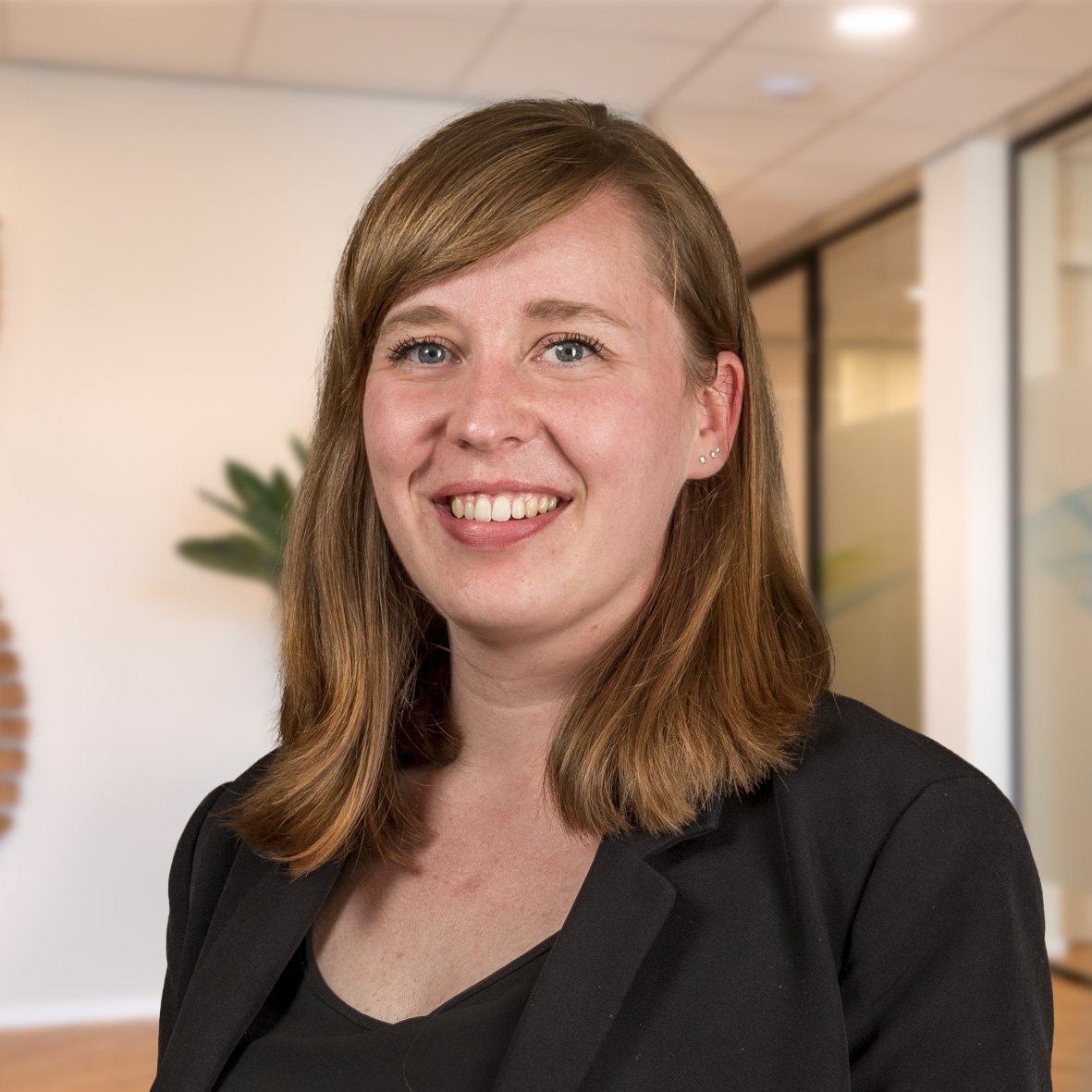Portret van Michelle Schijen-Zerdoner, secretaresse bij Beweegkliniek Sittard